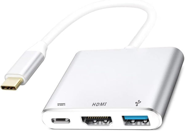 USB C to HDMI Adapter, USB-C Digital AV Multiport Adapter 4K HDMI Video Output, Compatible with iPhone 15 Pro Max