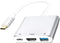 USB C to HDMI Adapter, USB-C Digital AV Multiport Adapter 4K HDMI Video Output, Compatible with iPhone 15 Pro Max