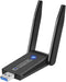 AC1300 Dual Band WiFi Wireless Network Card + BT 5.0 Adapter, USB 3.0 1300M 802.11ac Bluetooth 5.0 for Laptop PC.