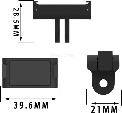 Action 2 Magnetic Adapter Mount - 1/4 Interface Mount Bracket for DJI Action 2 Camera Accessories