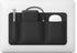 KAAS HAUS 3-Pocket 3M (10.7" 5.5") Adhesive Laptop Pouch Organizer - Stick-On Mouse & Hard Drive Holder for Laptop |