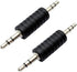 6 Pack 3.5mm Jack to 3.5mm Audio Male Adapter Connectors