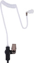 PTT Mic Covert Acoustic Tube Earpiece Headset for Motorola Radio BPR40, CP200, CLS1100, CLS1410, and More