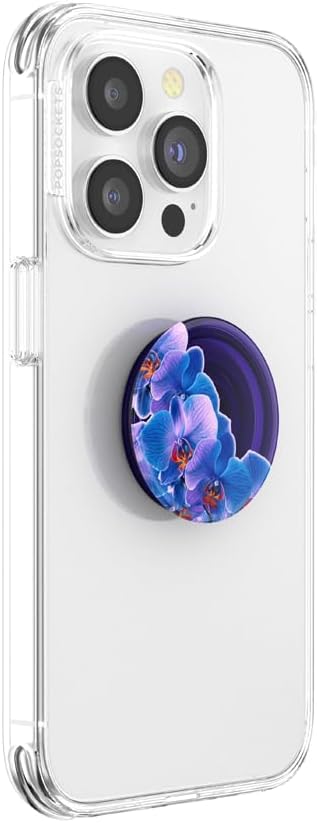 PopSockets Adhesive Phone Grip, Holder, Phone Stand, Plant-Based - Dark Orchid