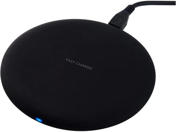 UrbanX OptiPad Fast Wireless Charger Pad, 10W Fast-Charging Soft Touch Top for Your Devices