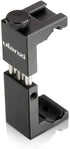 ULANZI ST-02S Aluminum Phone Tripod Mount with Cold Shoe, Universal Metal Adjustable Clamp for iPhone & Samsung