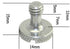 Steel Screws 1/4" Tripod Quick Release QR Plate Camera Flathead Slot Stainless SS for Manfrotto/Sachtler (3 Pack)