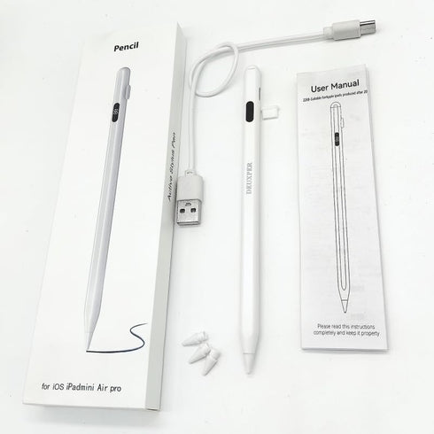 Stylus Pen for iPad, Digital Pen with Fast Charge, Tilt Sensitive & Palm Rejection, Compatible with iPad Models