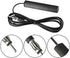 Car Antenna, Universal AM/FM Radio Antenna, 5M/16ft, Black, Compatible with Car Stereo Receiver, Marine Boat Radio