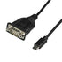 StarTech.com USB C to Serial Adapter Cable with COM Port Retention - 16" USB Type C to RS232