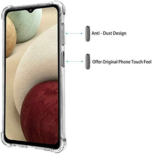 Hard PC Bumper Shockproof Clear Soft Slim Case for Samsung Galaxy A12 6.5inch, Retro Game Design