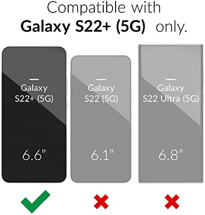 Crave Galaxy S22+ Slim Guard Case, Shockproof Navy Bumper for 6.6" Samsung S22 Plus