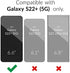 Crave Galaxy S22+ Slim Guard Case, Shockproof Navy Bumper for 6.6" Samsung S22 Plus