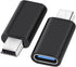 leizhan 2 Pack, 2.0 MP3 USB C to Mini USB Adapter, USB-C Female to Mini USB Male Adapter, Compatible