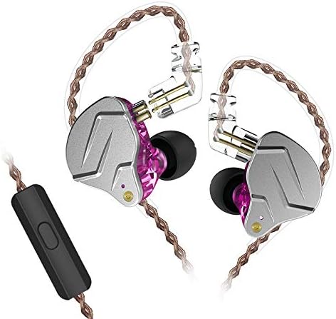 KZ ZSN Pro Dual Drivers 1BA 1DD in Ear Earphones - HiFi Power Bass Earbuds with Detachable Cable for Audiophile