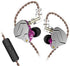 KZ ZSN Pro Dual Drivers 1BA 1DD in Ear Earphones - HiFi Power Bass Earbuds with Detachable Cable for Audiophile