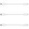 MSTJRY 3 Pack 10 Inch Short iPhone Cord to USB-C, 20W Fast Charging Cable