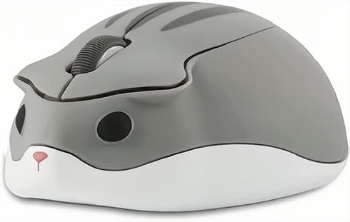 Wireless Mouse Bluetooth Cute Hamster Shape, Portable Silent Lightweight Cordless Gaming Mouse for PC and Laptop