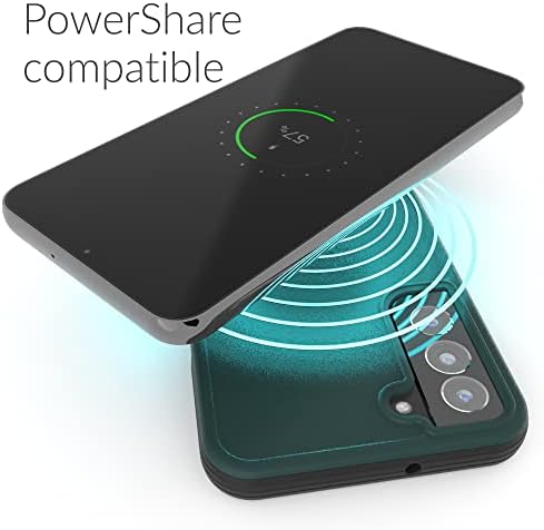 Crave Slim Guard for Galaxy S22+ Case, Shockproof Case for Samsung Galaxy S22+, Forest Green