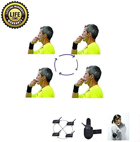 Referee Headset Earphone Professional V6 V4 FBIM Full Duplex Two-Way Football Referee Coach Judger Arbitration Earhook Earpiece Soccer Earphone Headset