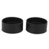 2PCS KP-H2 Flat Angle Microscope Goggle, 32-36mm Diameter Eyepiece Cover, Soft Rubber Binocular Eye Cups