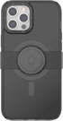 PopSockets Black iPhone 12 Case and iPhone 12 Pro Case with Phone Grip and Slide Compatible with MagSafe