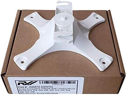 Network Device Wall/Ceiling Mount Kit JW047A for Aruba AP-220-MNT-W1W (White)