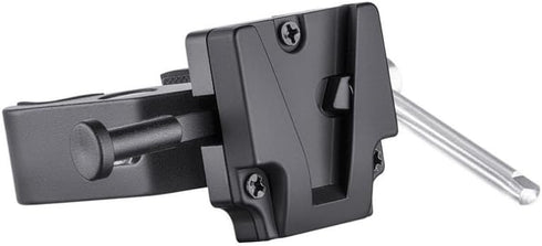 LSYRIA V Mount Battery Clamp Mount, V Mount Tripod Battery Plate with Crab-Shaped Quick Release Clamp Compatible