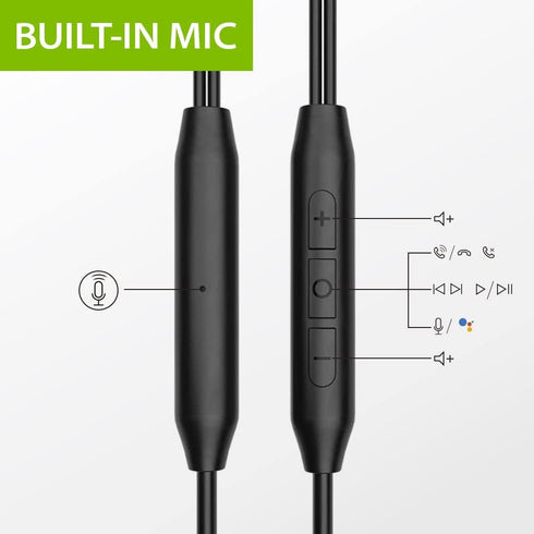 Avantree C171 Wired USB C Headphones & Microphone for Sports, with Over-Ear Hooks & In-Line Volume Control, Compatible