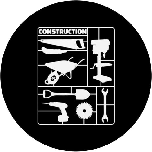 PopSockets Swappable PopGrip for Construction Worker Tools, Contractor Laborer Carpenter