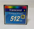 Transcend Flash Memory Card 512 MB 80x CF