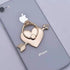 Mheijo Love Heart Ring Holder for Cell Phone Case, Cupid's Arrow Bling Glitter Sparkly Cell Phone Ring Holder