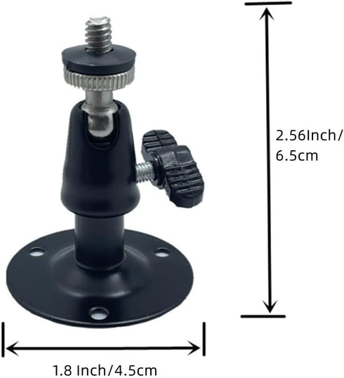 Security Wall Mount for Oculus Sensor, Arlo Pro, Stick Up Cam - 6 Pack Metal Bracket for Indoor Outdoor 360° Rotation