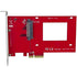 StarTech.com U.2 to PCIe Adapter - x4 PCIe for 2.5" U.2 NVMe SSD - SFF-8639