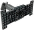 ikasus Rear View Mirror Back Plate Panel, ABS Mount Bracket for Car DVR, Includes Screw Set