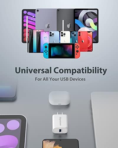 ?18W USB Charger 2-Pack??QC 3.0? Gigastone 18W 3A USB Charger Block Type-A Wall Charger, Qualcomm Certified QC3.0,