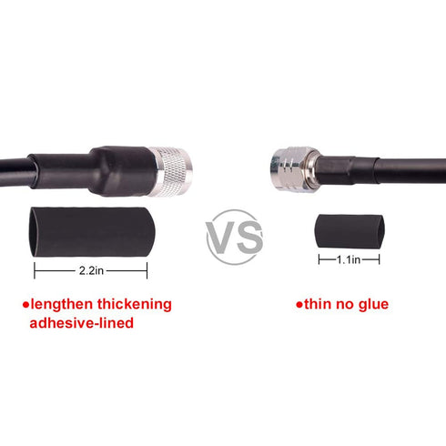 XRDS-RF N Male to N Male Cable, 3FT Low Loss KMR400 Coax Extension for 3G/4G/5G/LTE/GPS/WiFi/RF
