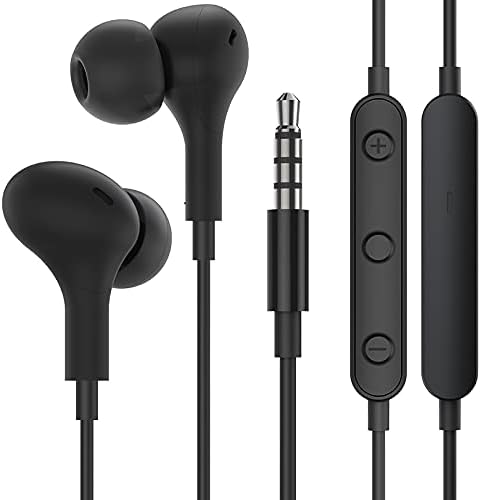 Wired Earbuds in-Ear Headphones with Microphone for Samsung Galaxy A03s A12 A13 A52 A22 A32 A02 A42 5G A11 A21 A31 A51
