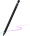 Fine Point Stylus Pen for Touch Screens, Active Pencil Compatible with iPhone, iPad Pro, Air, Mini, and Tablets (Black)