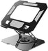 Generic 360 10-16 Inch Rotating Laptop Stand for Desk, Heavy Duty Solid Steel Ergonomic Laptop Riser, Foldable Portable