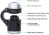 Jiusion 30X Zoom Bright LED Stereo Microscope Magnifier Clip-On Cell Phone Mobile Phone Camera Lens Compatible