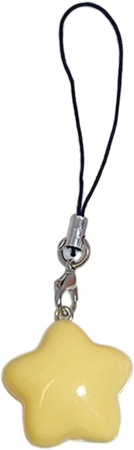 Gllehkt Fat Star Phone Chacin Phone Charm Lanyard Strap Bag Hanging Pendant Decorations