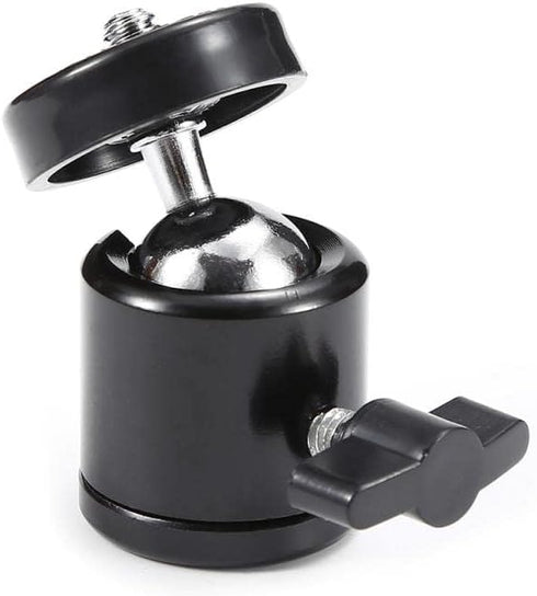 Delsmile 1/4 Mini Ball Head Screw Rotating Tripod SLR Camera Camera Light Bracket and Durable SLR Camera Tripod Bracket