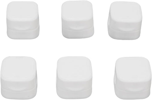 6pcs ZJchao Magnetic Cable Clips Cord Holder Desk Wire Management Keeper Home Office Car Nightstand (White)