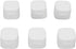 6pcs ZJchao Magnetic Cable Clips Cord Holder Desk Wire Management Keeper Home Office Car Nightstand (White)