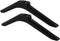 TINEASUR 2pcs Tabletop Tv Stand Legs with Screws, Stable Black Plastic Base Pedestal