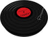 Retro Vinyl Album Record Player LP Art Red Design PopSockets Standard PopGrip