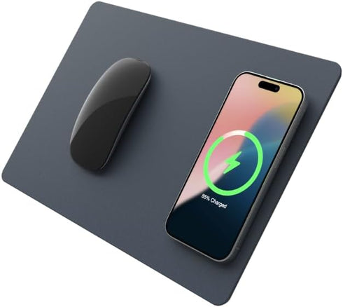 POUT H3 - Portable Qi Wireless Charging Mouse Pad Mat for Laptops Charges