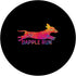 Funny Dachshund Dapple Run PopSockets Swappable PopGrip