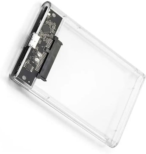 SSD HDD Hard Drive Enclosure - 2.5" SATA III USB 3.0 Caddy Case, External Reader with Fast Data Transfer, Tool-Free